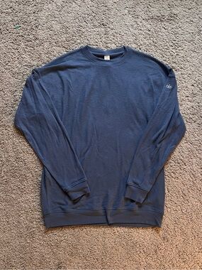 ALO Blue pullover sweater size small